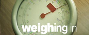 Weighing In small banner
